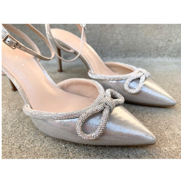 Kelly u0026 Katie | Shoes | Kelly Katie Blaken Pump In Silver Metallic Size 85  | Poshmark